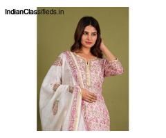 pure cotton suit sets, Premium Cotton suits for women, Mul cotton suit sets